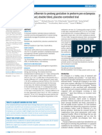 metformina preeclampsia temprana, prolongacion de FPP