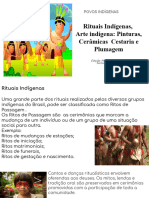 Rituais Indígenas,  Arte indígena_ Pinturas, cerâmicas e plumagem