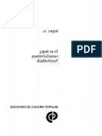 O. Yajot - ¿Qué Es El Materialismo Dialéctico_-Ediciones de Cultura Popular (1978)