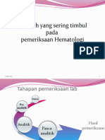 Masalah Hematologi & Bank Darah