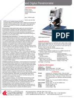 K95500, K95590, K95596 - Digital Penetrometer - Technical Datasheet