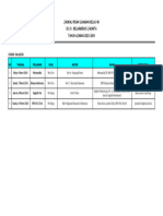 Jadwal Pekan Ulangan Kelas 4B - Mar 2024