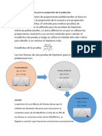 4 Pruebas de Hipotesis para La Proporcion de La Poblacion