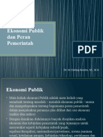 Pertemuan 2 Ekonomi Publik Dan Peran Pemerintah (Eko Publik)