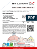 Boleto Electrónico: TC # 00804A - E56AB0 - 44D5B7 - 235CFD - 783C29 - 38