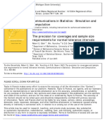 1987 - Precision For Coverages and Sample Size For Tolerance Interval