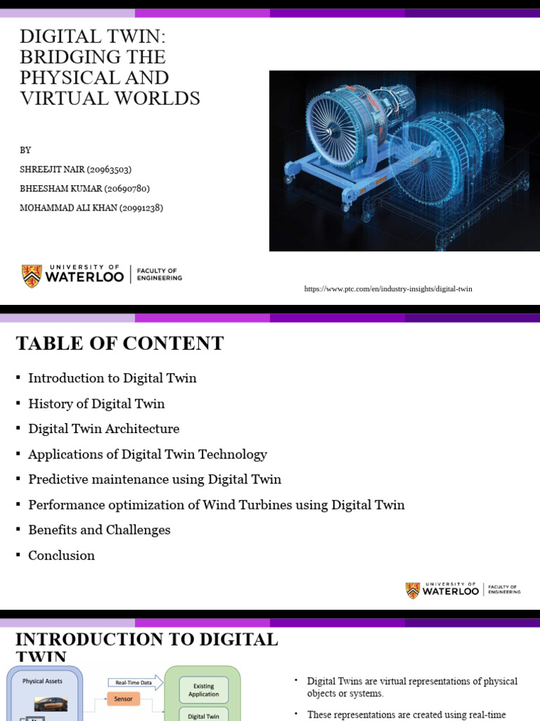 Digital Twin Pdf Simulation Internet Of Things