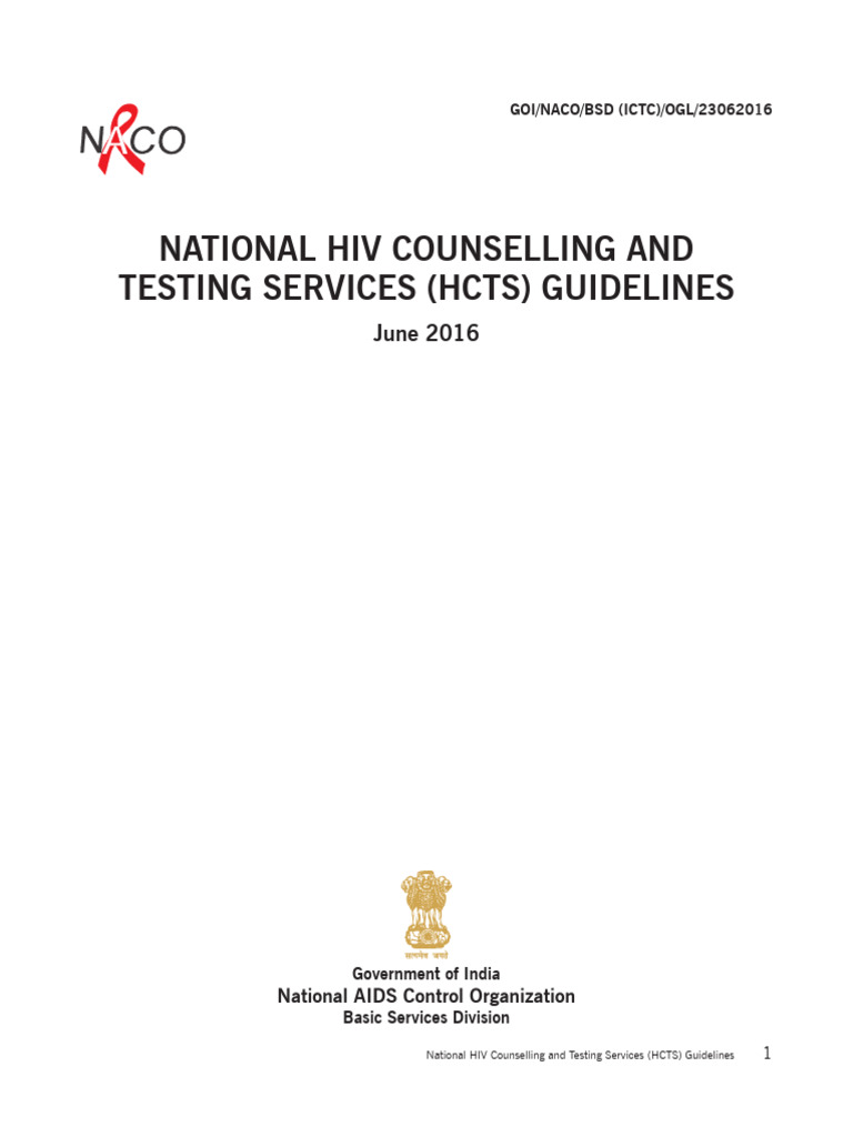 HCTS Guideline, Jun 2016 | Download Free PDF | Hiv/Aids | Diagnosis Of ...
