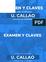 U. Callao Examen y Claves 11 Diciembre