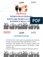 Pemenangan Pilkada Software Pemetaan Simple Random & Real Count