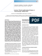 Respirology - 2011 - KOEGELENBERG - Pleural Controversy Closed Needle Pleural Biopsy or Thoracoscopy Which First