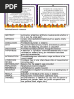 Technical Terms in Research