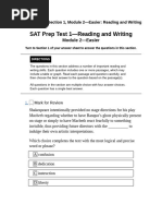 Digital SAT English Module 2 - Easier