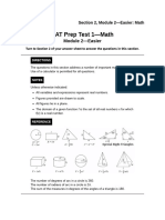 Digital SAT Maths Module 2 - Easier