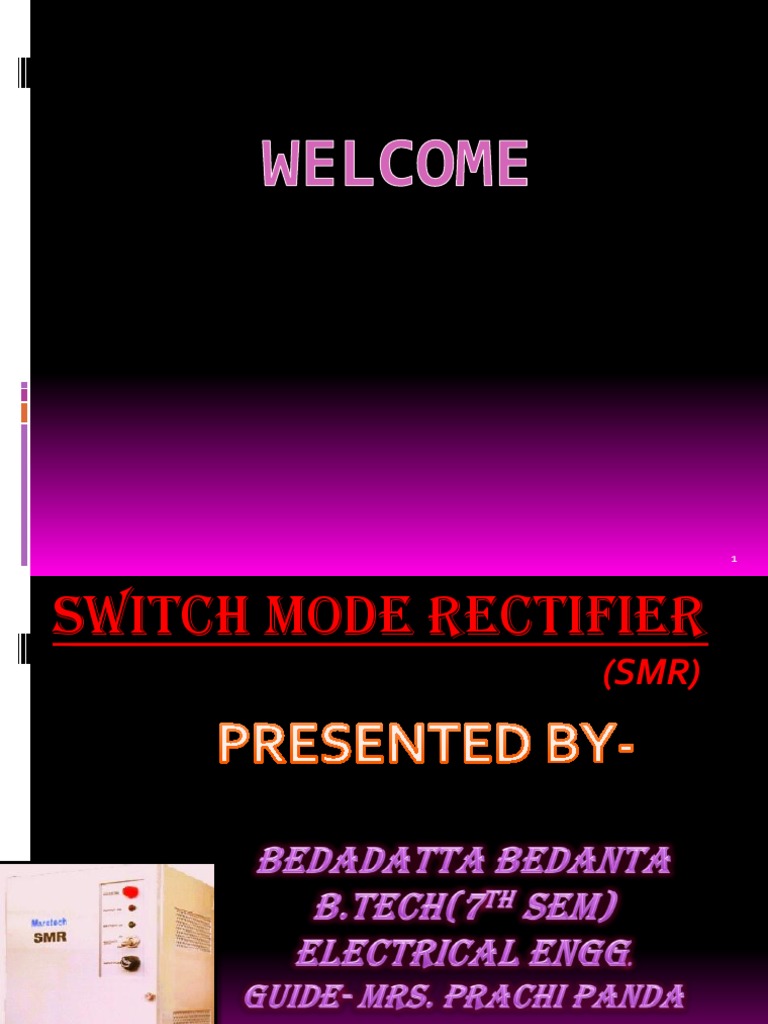 Overview of Switch Mode Rectifiers | PDF | Science & Mathematics ...