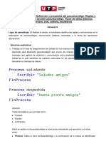 Ejemplos de Pseudocódigo