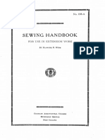 16. Sewing Handbook for Use in Extension Work Author Blanche E. Hyde