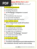 Pedagogy Mcqs 1