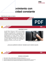 Semana 1 - Diapositivas - Movimiento Con Velocidad Constante