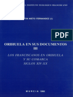 Orihuela en Sus Documentos III