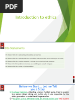 Introduction To Ethics