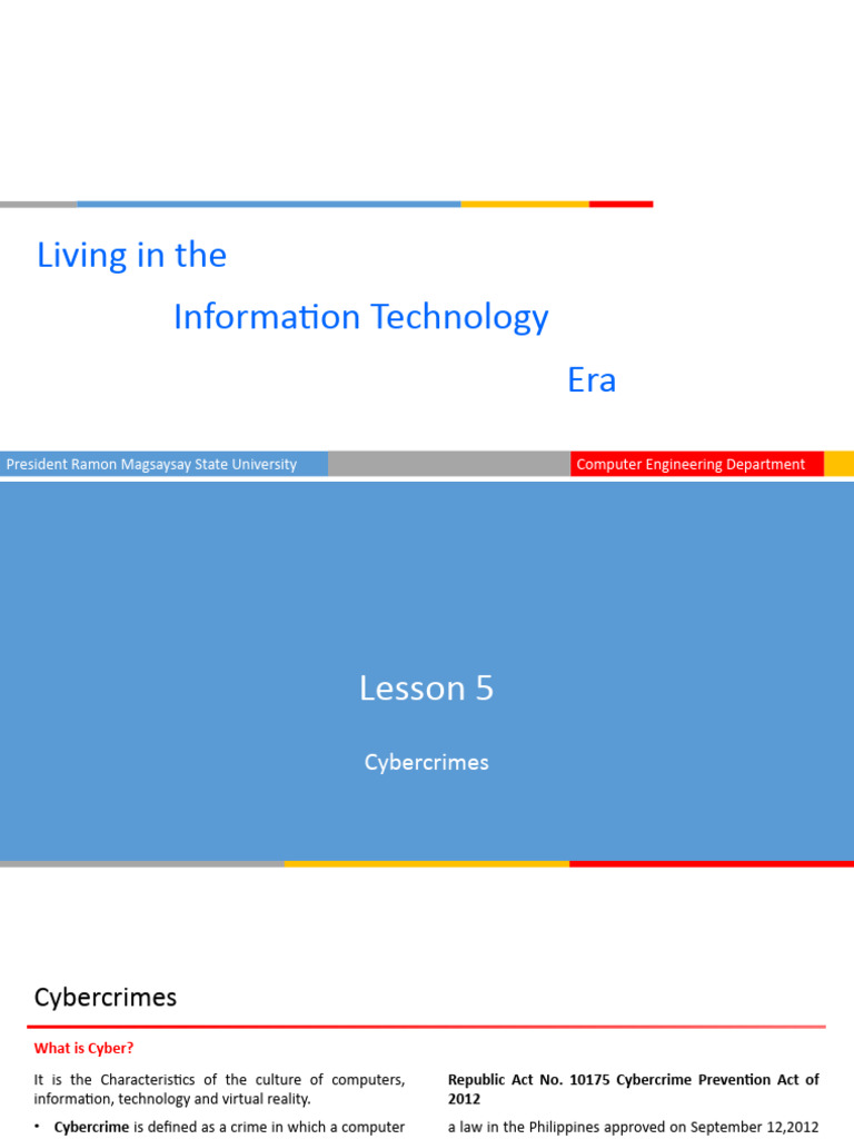 Lesson 5 Pdf Security Hacker Cybercrime