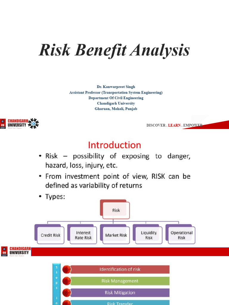 Risk Benefit Analysis Guide | PDF | Computers
