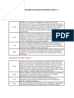 Rubrics Essay