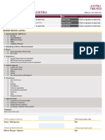 2 Kickoff Meeting For Signoff 01 - PRV RDD I 001 - Kick Off Meeting Agenda