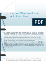 Control Difuso en La Vía Administrativa