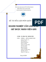 Tiểu Luận Quản Trị Học_ Doanh Nghiệp Cần Làm Gì Để Giữ Được Nhân Viên Giỏi_936000