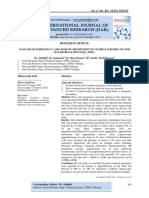 Analysis of Emergency Cases Done by Department of General Surgery of Gims Kalaburgi, Karnataka, India