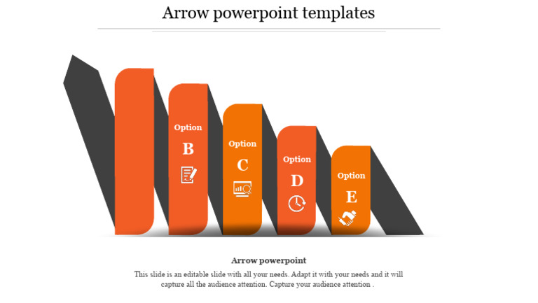Arrows Powerpoint Templates Orange PDF