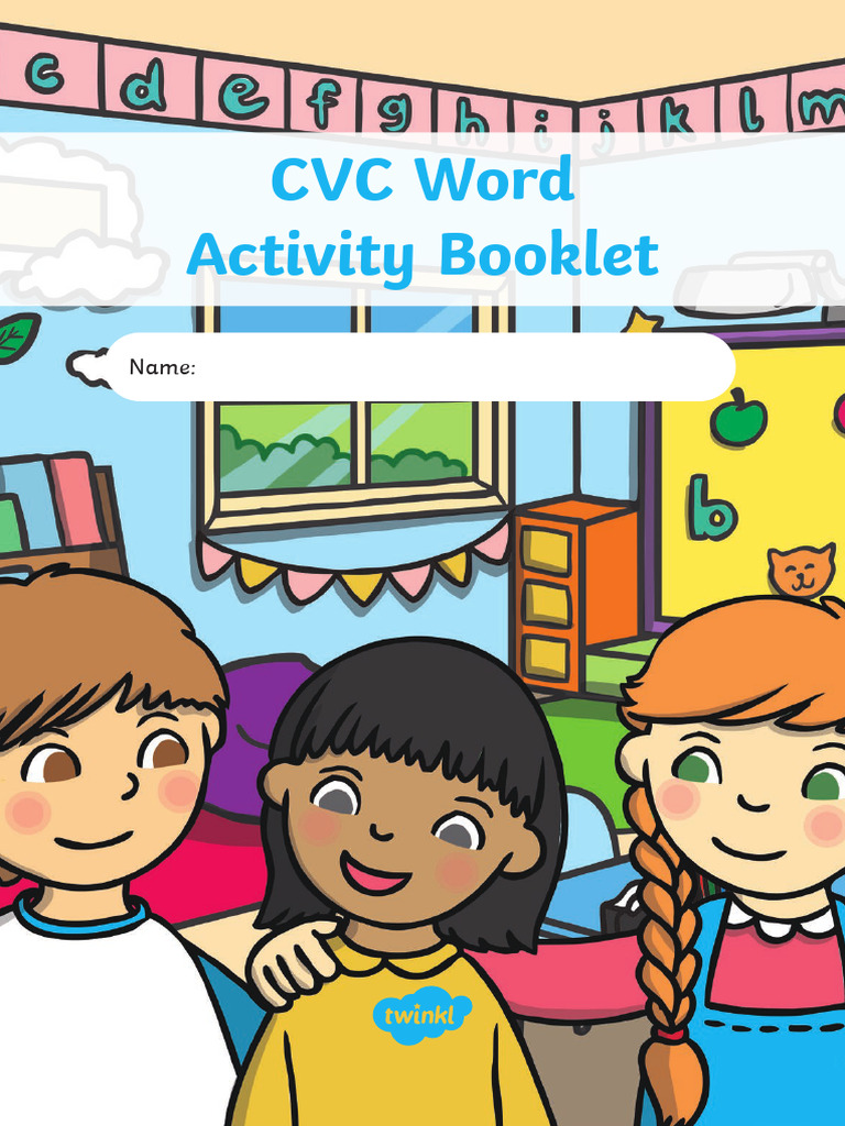 CVC Word Activty Book | PDF
