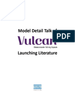 Model Detail Talk of Vulcan Launching Literature