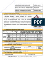 Ficha Técnica Carne de Res - Molida