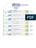 Calendario Maestria Ing. Mecanica - Primer Ciclo - Quito