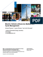 Electric Vehicle Lithium-Ion Battery Life Cycle Management: Ahmad Pesaran, Lauren Roman, and John Kincaide