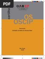 Cartilha OABSP Sobre OS e OSCIP