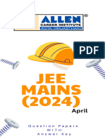 JEE Mains(2024) April