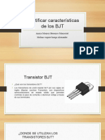 Identificar características de los BJT