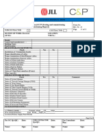 Checklist For Commissioning of CCTV System