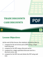 (8) Trade Discounts + Cash Discounts