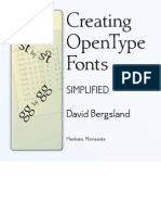 Creating OpenType Fonts