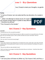 Key Quotations - Act 2