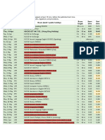 Exam Schedule