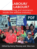 New Labour Hard Labour - Restructuring and Resistance Inside The Welfare Industry