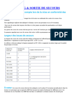 Points à prendre en compte lors de la mise en conformité des sorties de secours