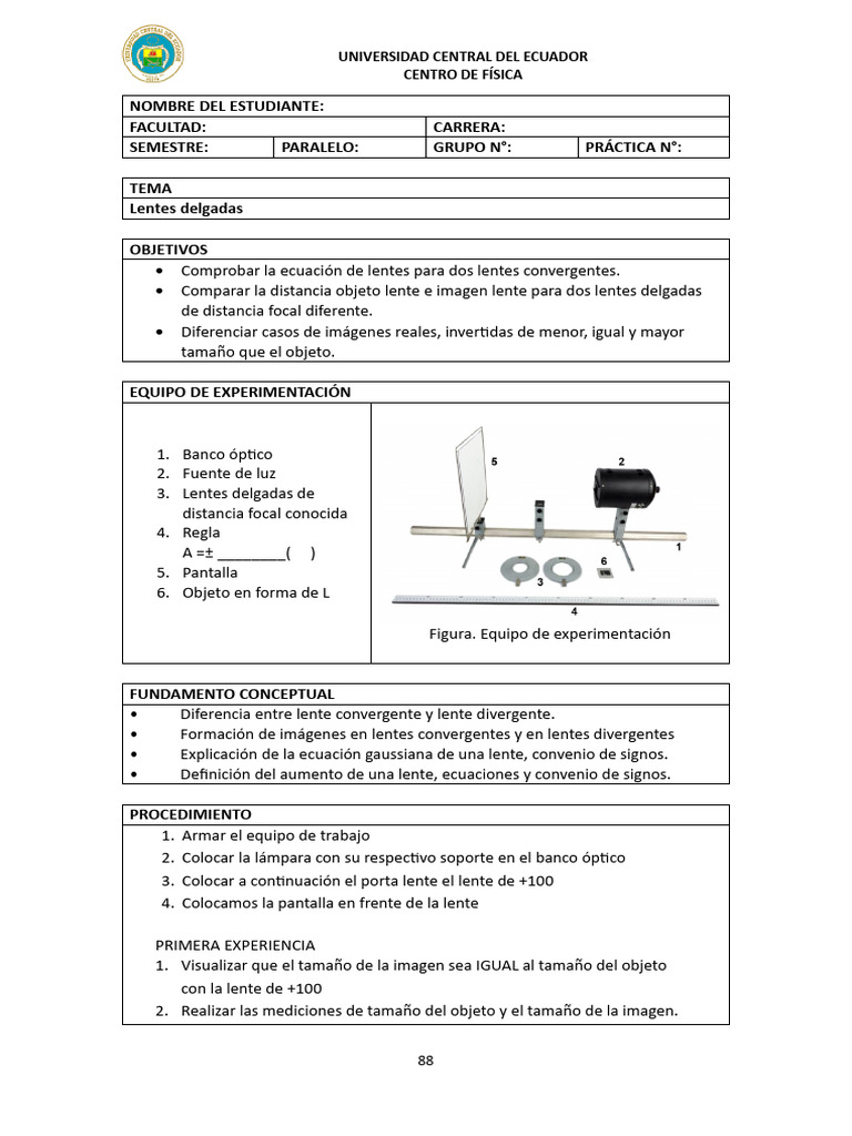 Equipo De Experimentación Óptica De Tres Vías Láser Paralelo - Fuente De Luz De 3 Canales Con Adhesión Magnética Para Lentes Cóncavas Y Convexas - Kit Educativo De Física Portátil