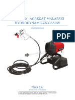 Yt-82560 - Agregat Malarski Hydrodynamiczny 650W: Toya S.A